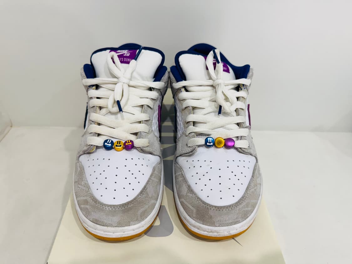 [290] 나이키 SB 덩크 로우 레이사 릴 퓨어 플래티넘 비비드 퍼플 상품이미지5