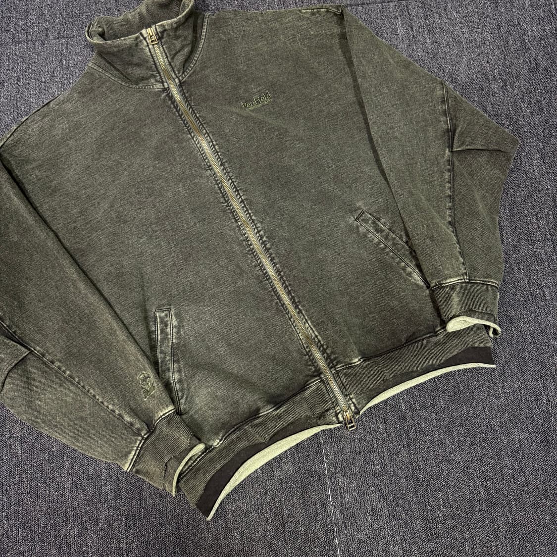 펜필드 페이디드 인디고 카키 풀집업 상품이미지4