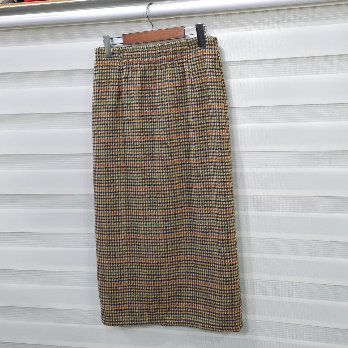 미사용품 AZUL BY MOUSSY 체크롱 스커트- 우먼M 상품이미지4