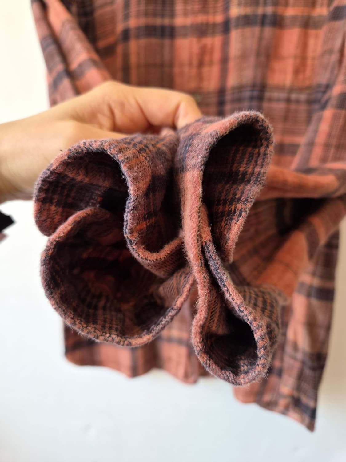 시리즈 남성 워싱플레이드체크긴팔셔츠 105사이즈 상품이미지5