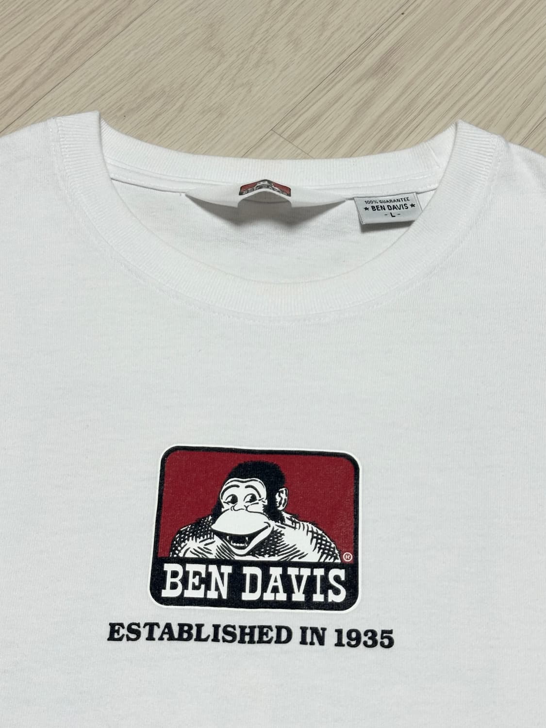 벤데이비스 BEN DAVIS 아이콘 프린팅 롱슬리브 긴팔 화이트 상품이미지6