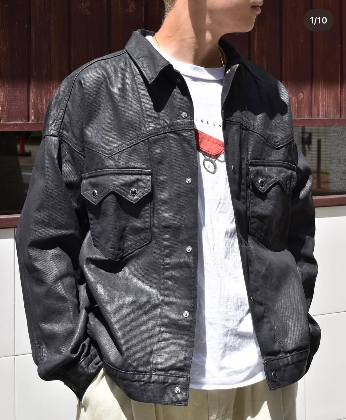 리바이스 프리미엄 웨스턴 코팅 트러커 자켓 xl 상품이미지2