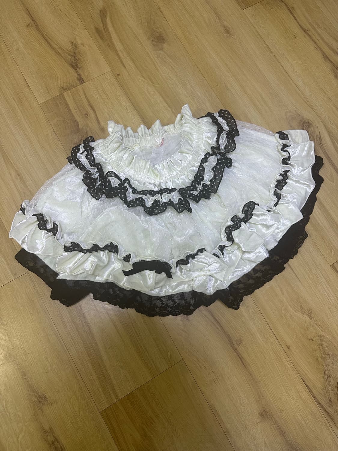 (택포) 트랄랄라 화이트 캉캉스커트 상품이미지1