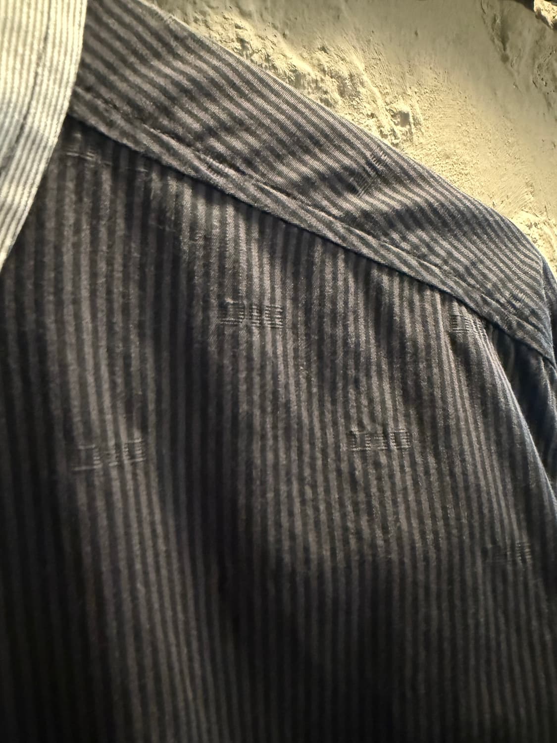 54 돌체앤가바나 D&G 스트라이프 배색 카라 셔츠 차콜 상품이미지5