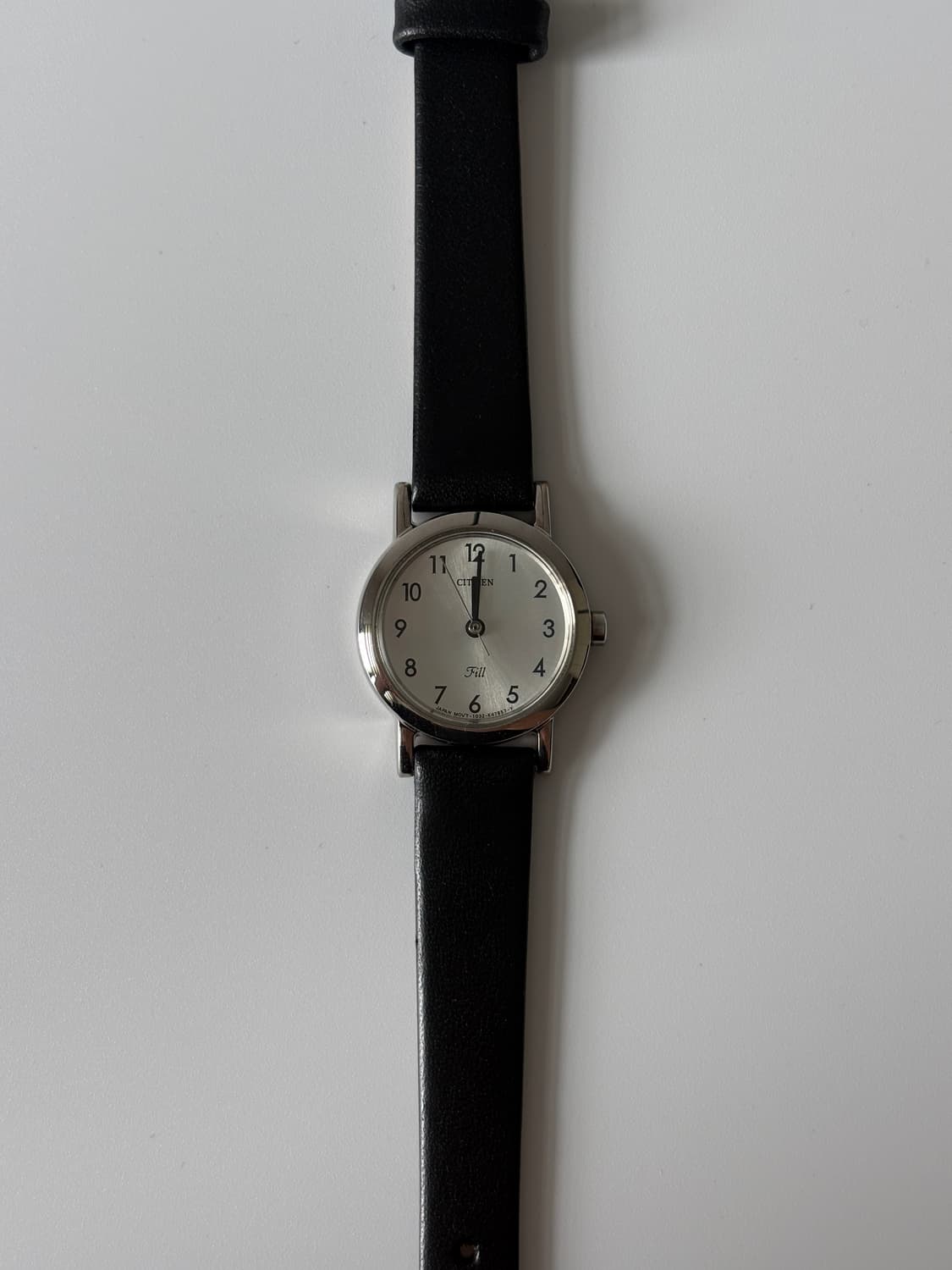 1990년대 빈티지시계 Fill 아라빅 인덱스 실버 쿼츠 여성 상품이미지5