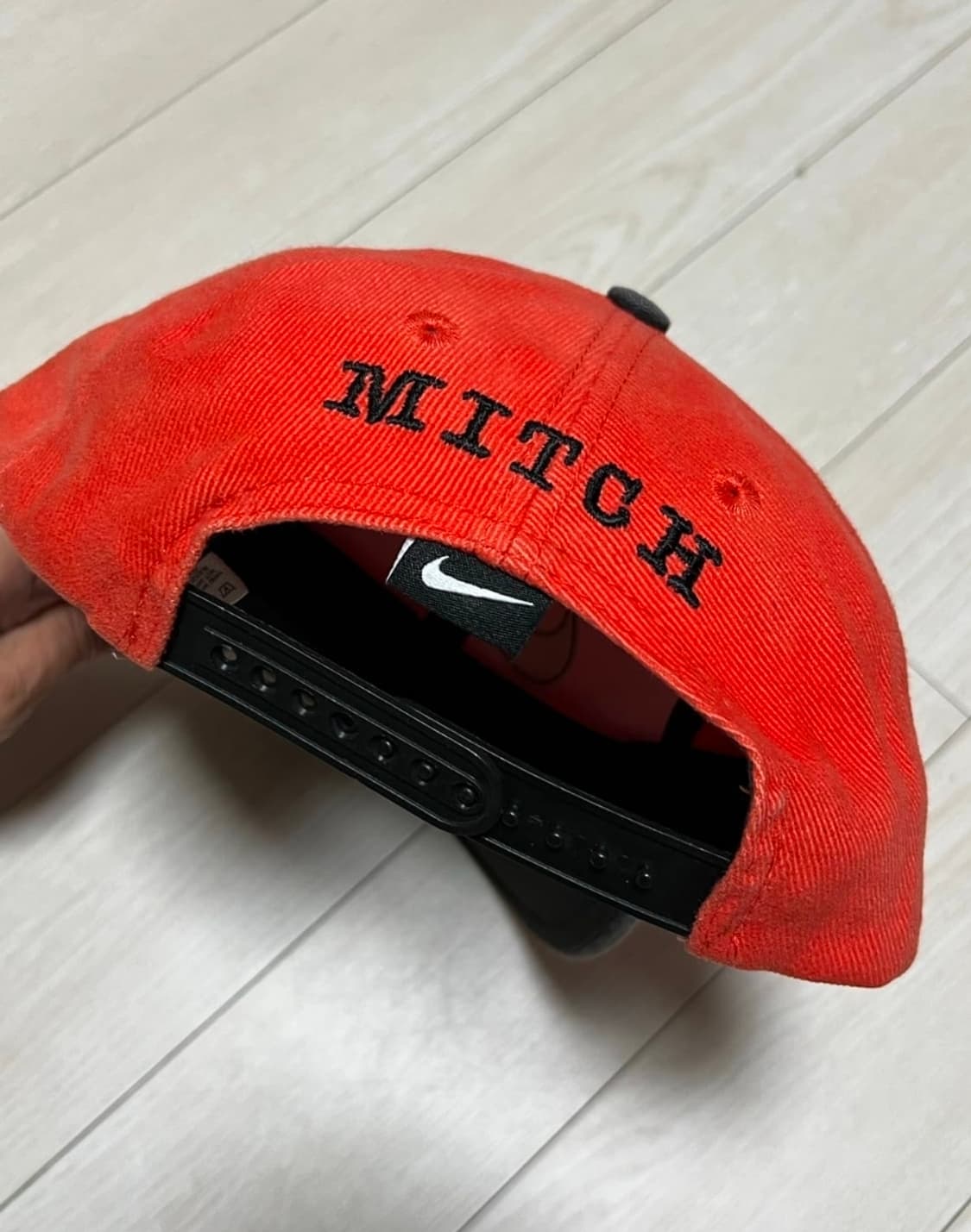 90s빈티지나이키빅스우시투톤볼캡 상품이미지4