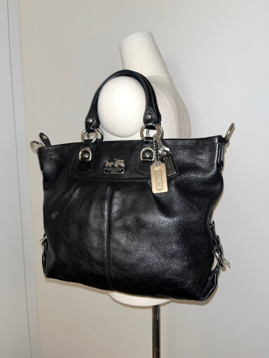 📦 Old Coach all black Shoulder Bag 상품이미지2