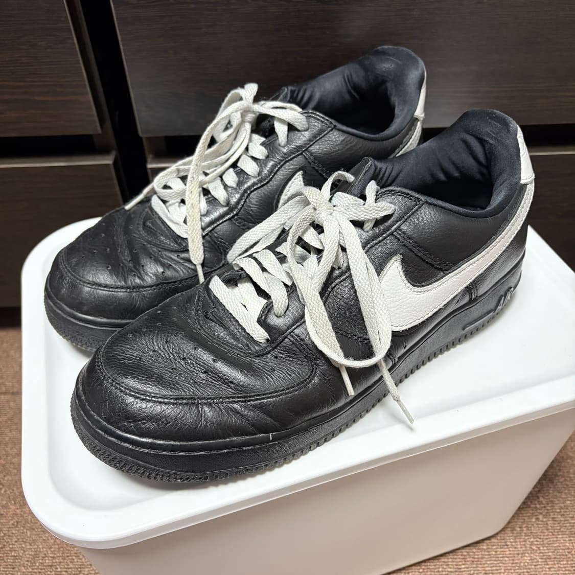 Nike 나이키 에어포스 1 qs 블랙 275 상품이미지1