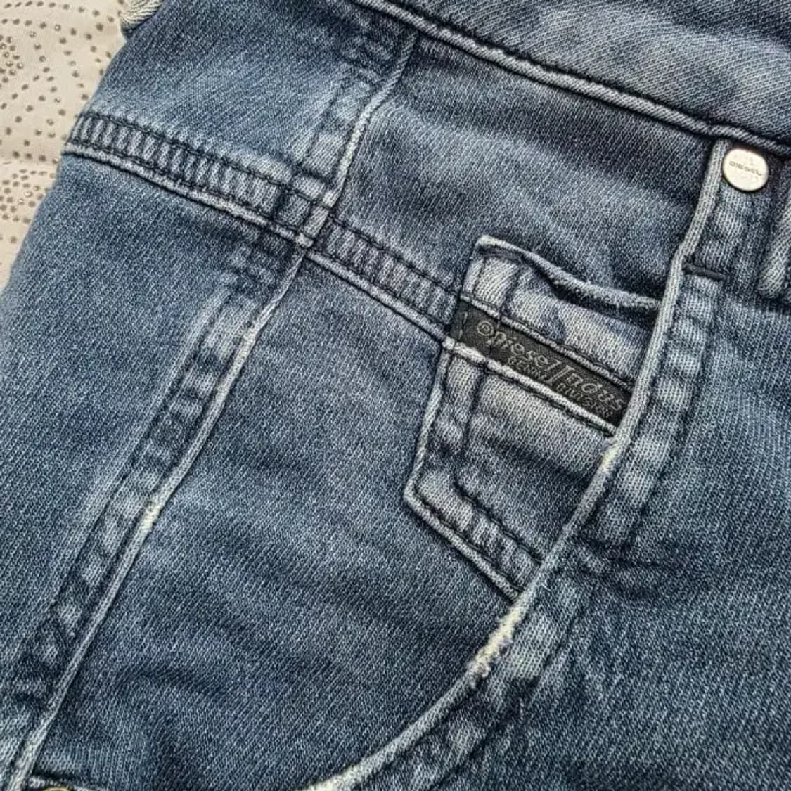 Diesel 디젤 데미지 워싱 여성 데님 W25 상품이미지9