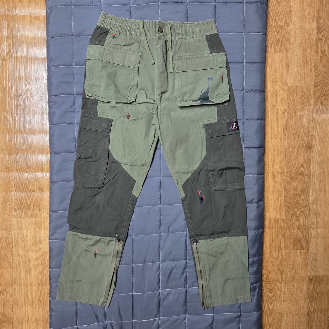 [M] 조던 스캇 카고 팬츠 올리브 상품이미지1