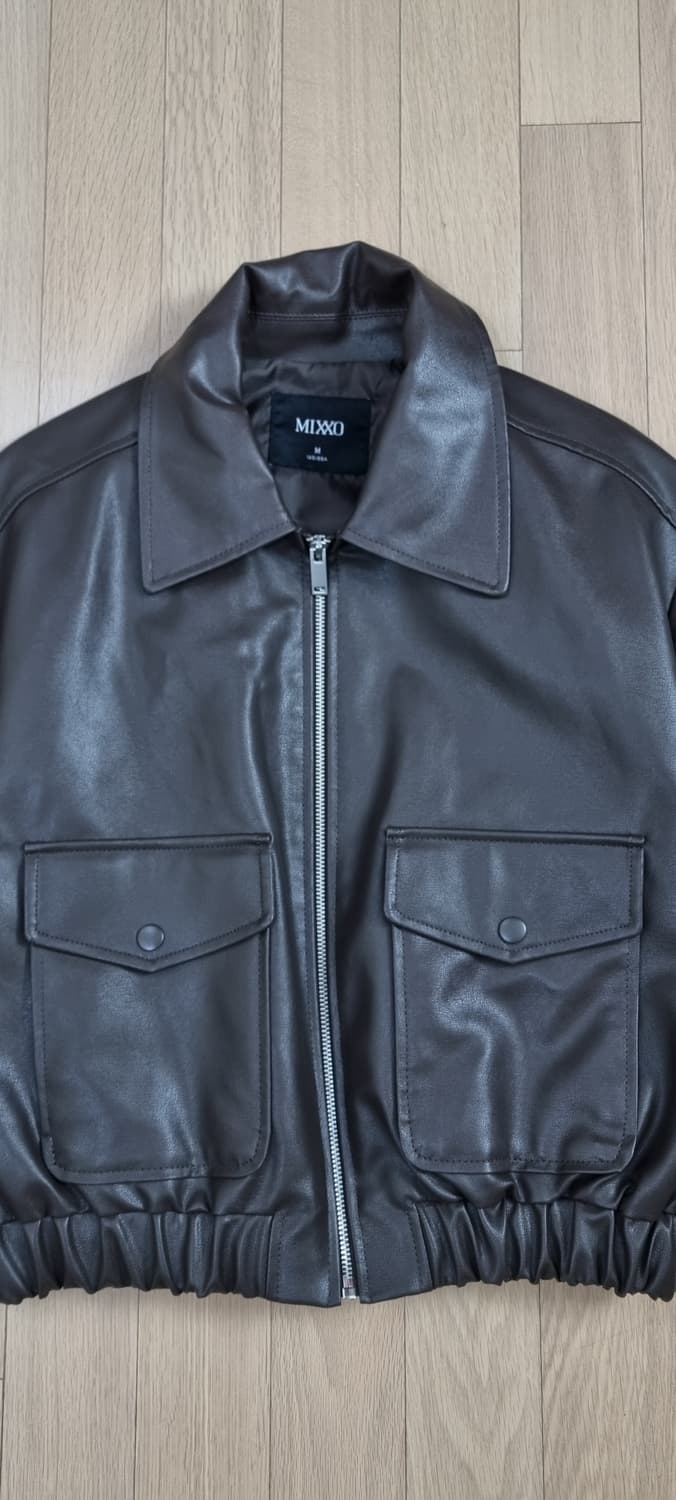 MIXXO 미쏘 페이크레더 자켓 M _ 여성 상품이미지3