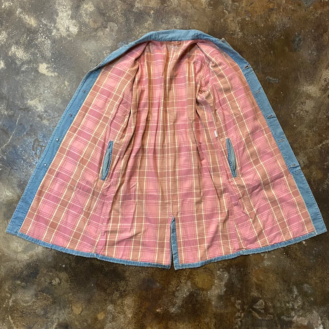 캐피탈 빈티니 데님 롱 코트  상품이미지7