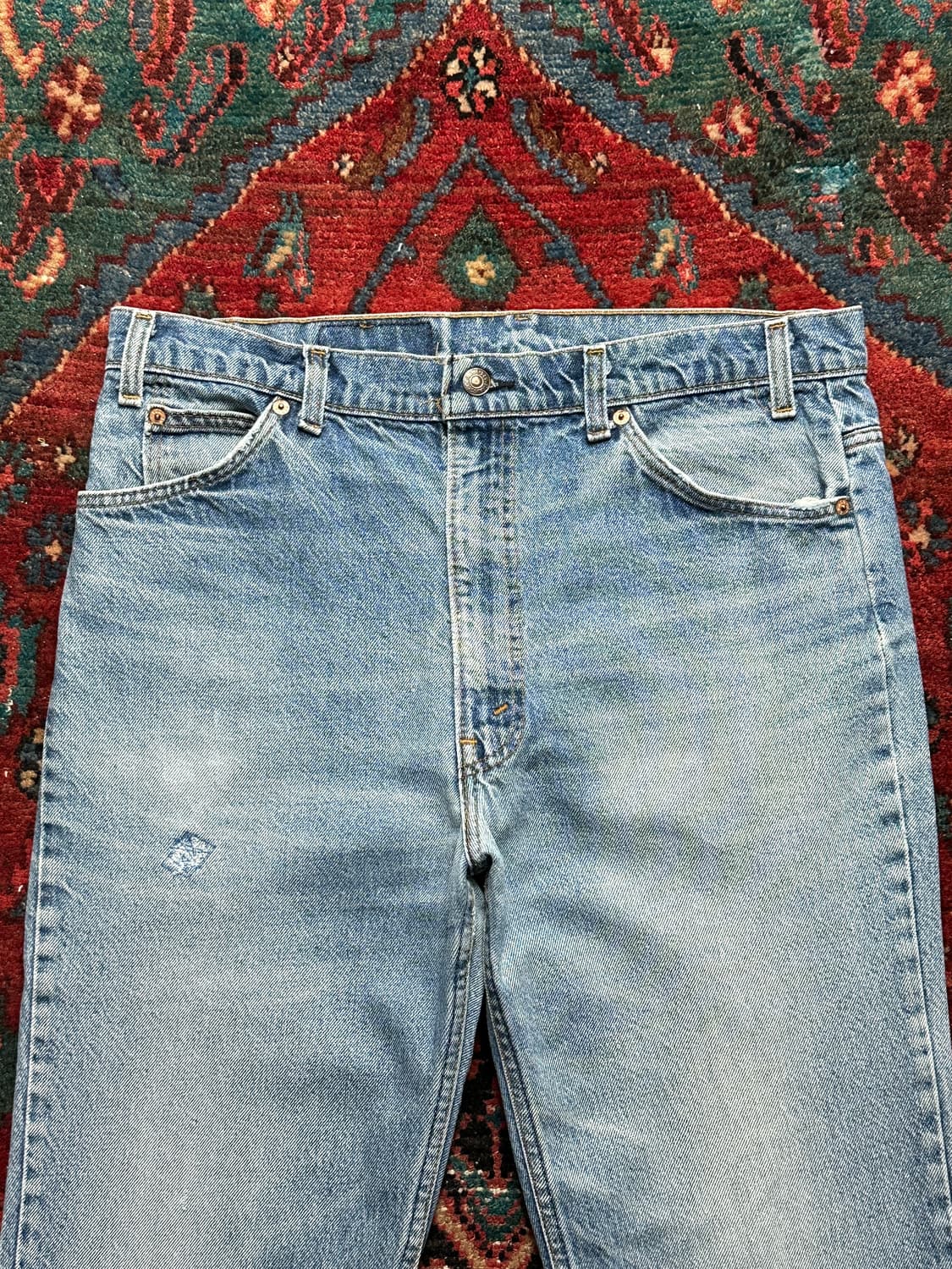 90's USA Made 빈티지 리바이스 517 오렌지탭 부츠컷 상품이미지5