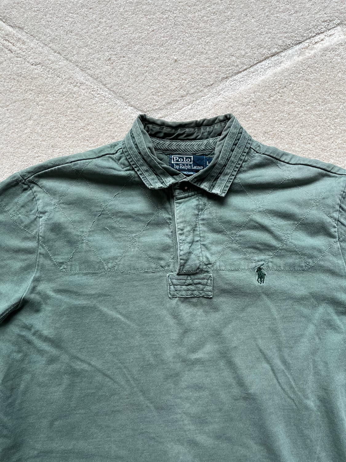 폴로 랄프로렌 퀼팅 럭비 셔츠 (103-105) 상품이미지5