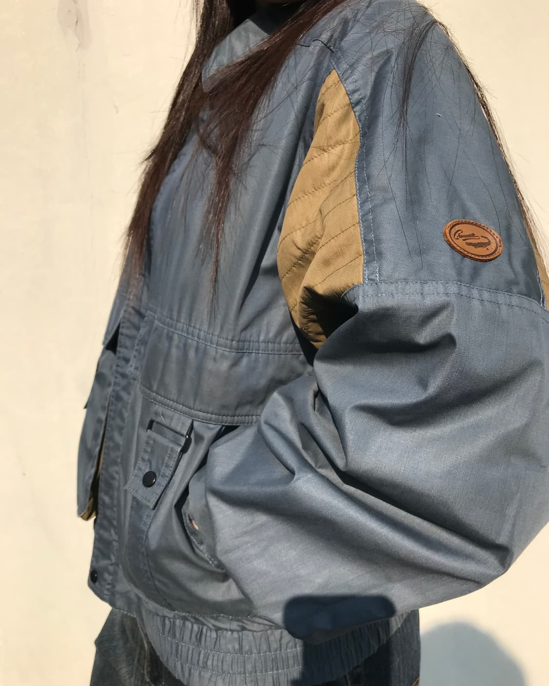 크로커다일 투톤 워크 자켓 상품이미지1