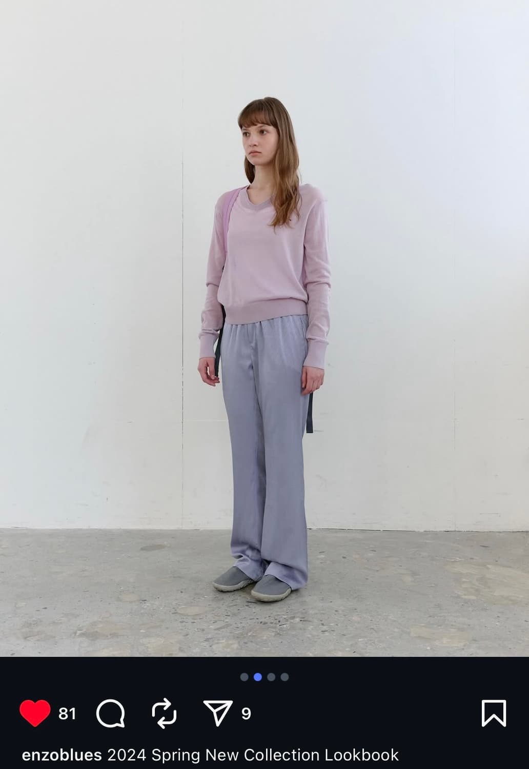 엔조블루스 브이넥 니트 상품이미지4