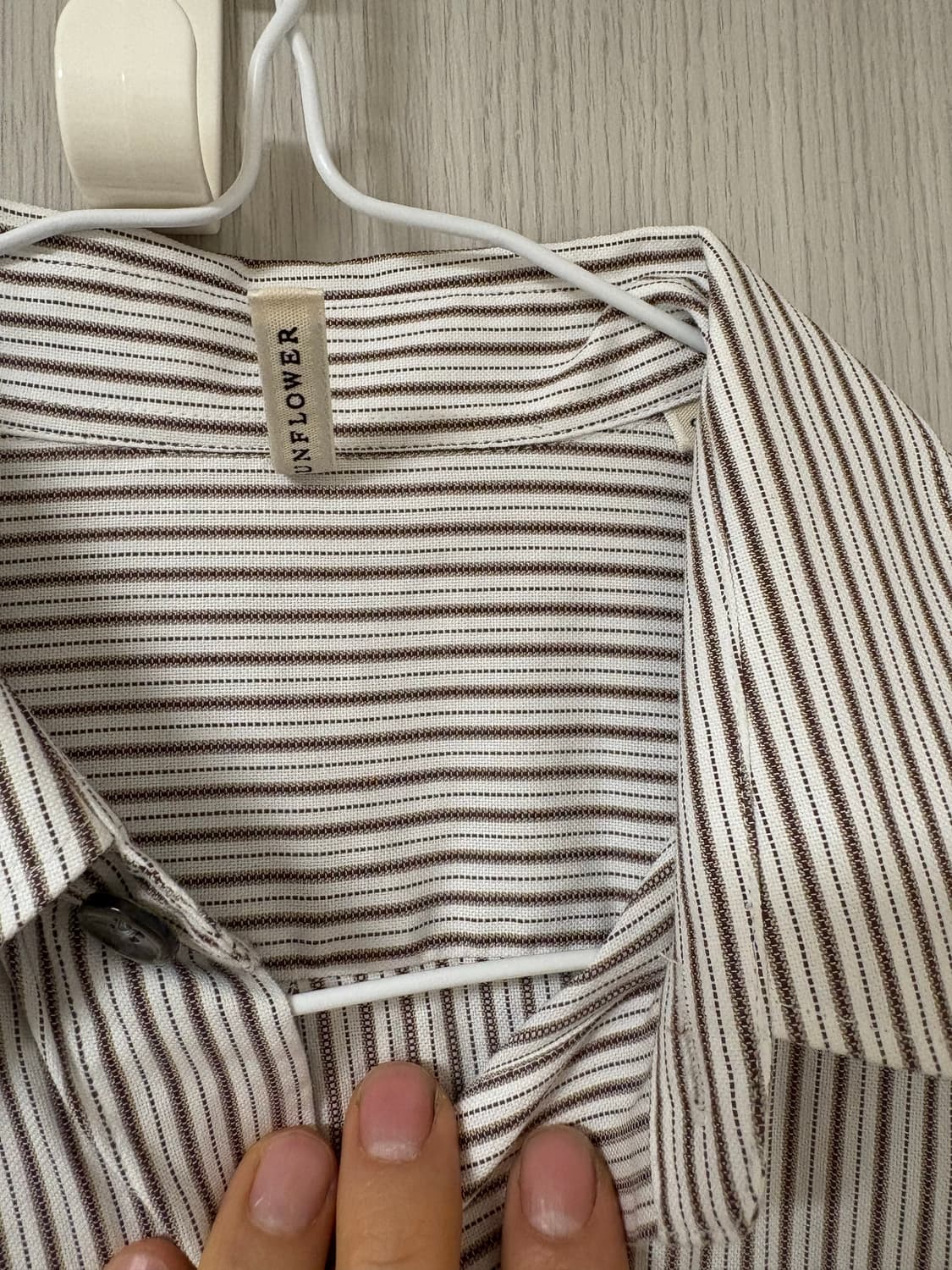 SUNFLOWER 선플라워 스트라이프 셔츠 S사이즈(100) 상품이미지2