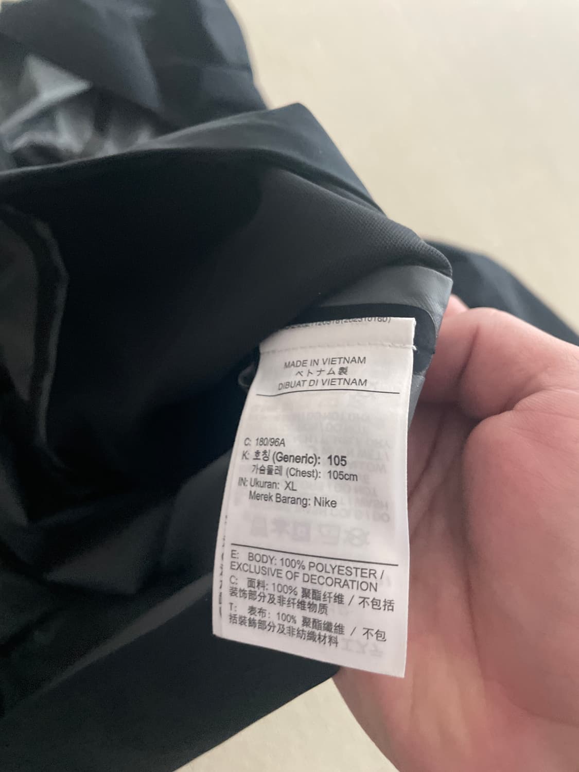 나이키 acg 스톰핏 adv 케스케이드 레인 풀 집 자켓 블랙 상품이미지7