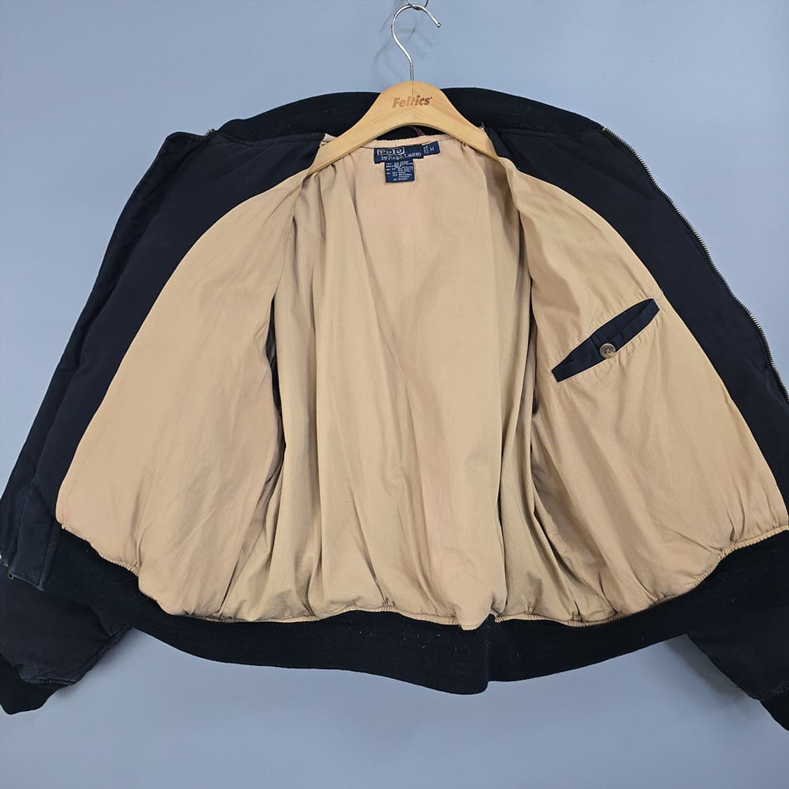 폴로랄프로렌 다운 블루종 M 상품이미지5