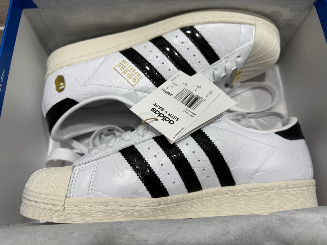 아디다스 베이프 슈퍼스타 화이트 상품이미지1