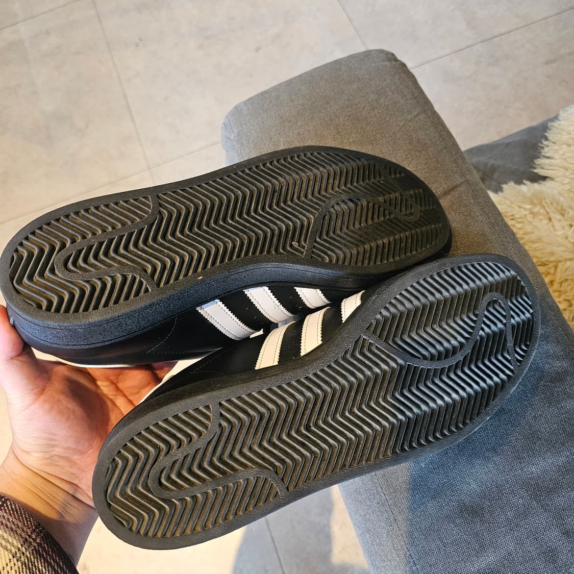 280 아디다스 슈퍼스타 코어블랙 상품이미지4