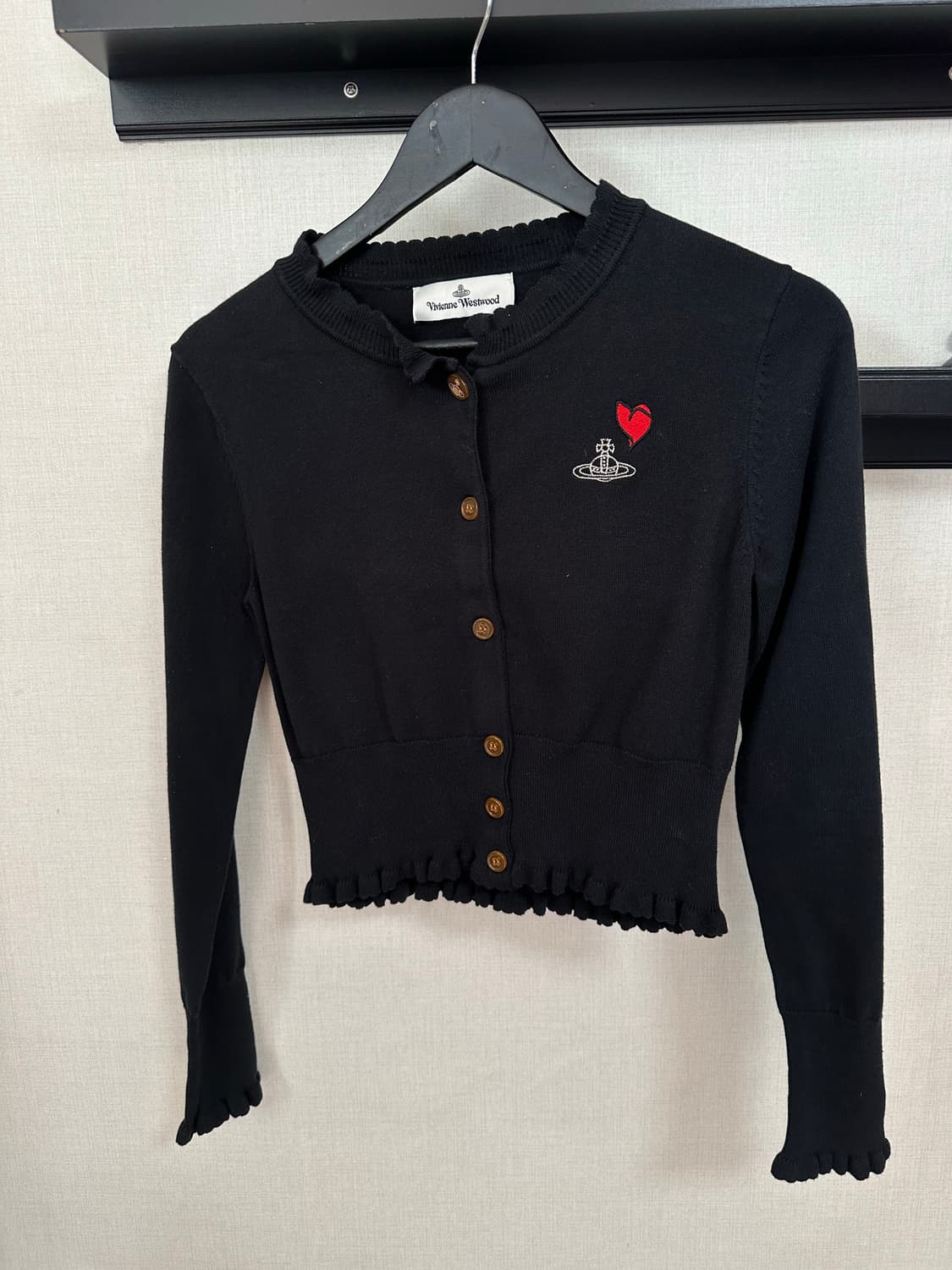 비비안 웨스트우드 하트 가디건 S 22FW 상품이미지2