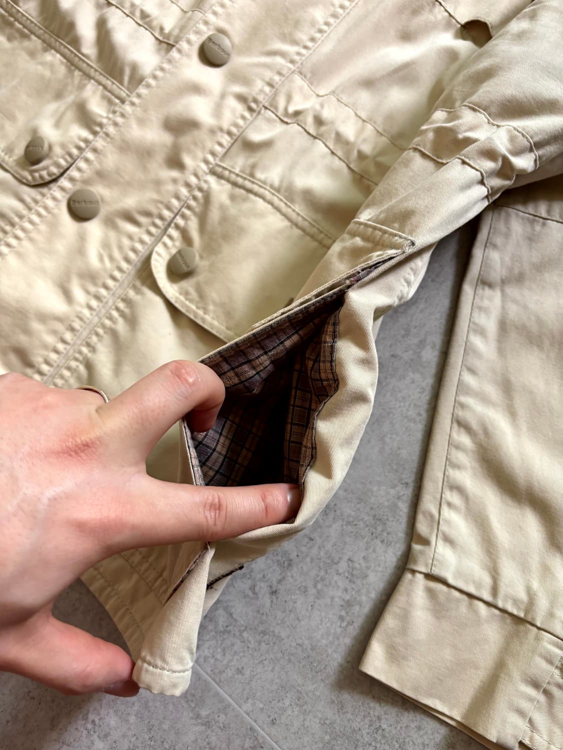 바버 Short Warm-Up 자켓 M(100~105) 상품이미지5