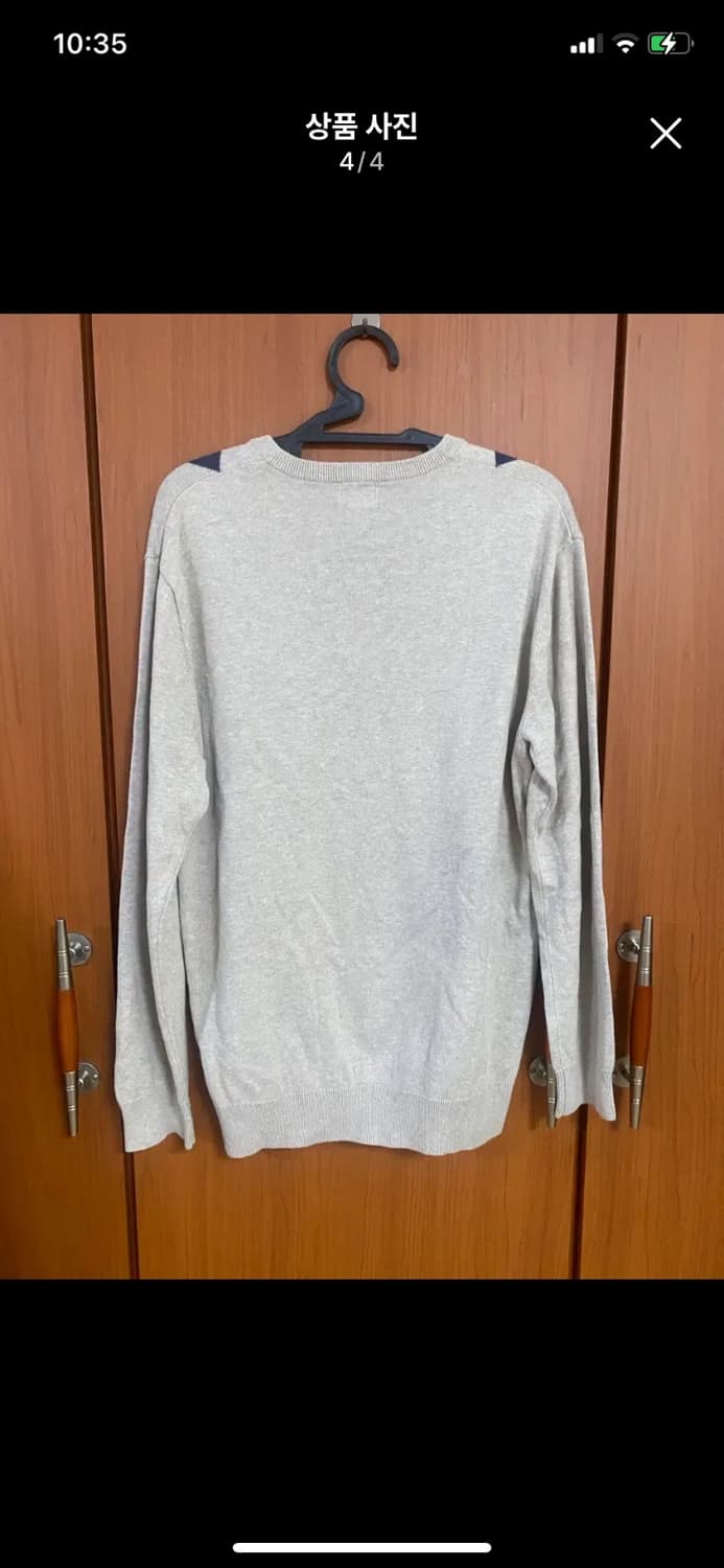 [OLD NAVY] 올드네이비 아가일 니트 스웨터 L사이즈 상품이미지4