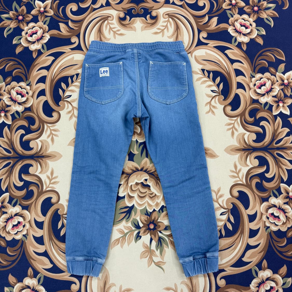 (우먼즈S) JPN 리 LEE 밴딩 조거 데님팬츠 상품이미지5