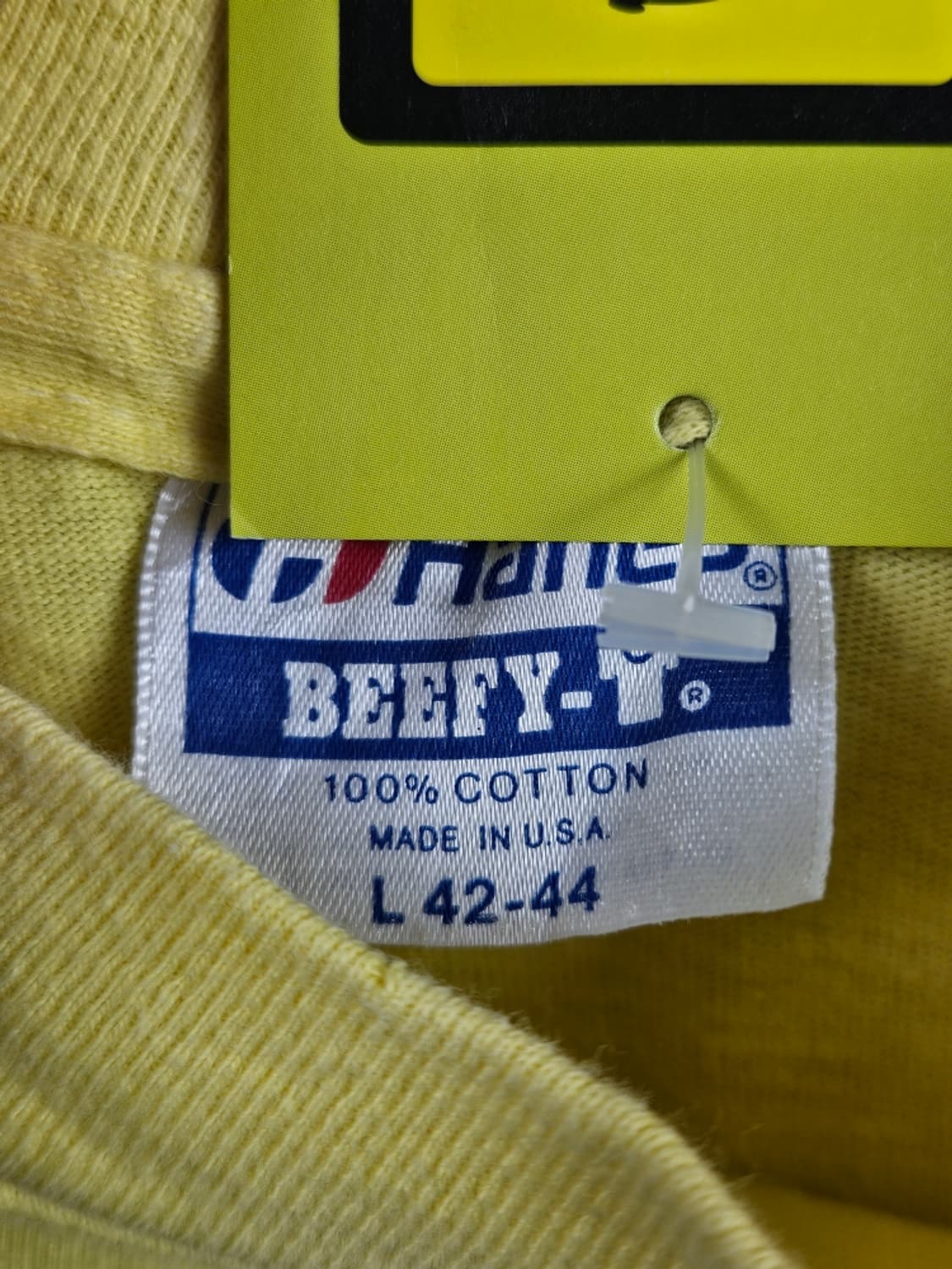 90's USA HANES 싱글 스티치 롱 슬리브 ( L )/ 11130 상품이미지8