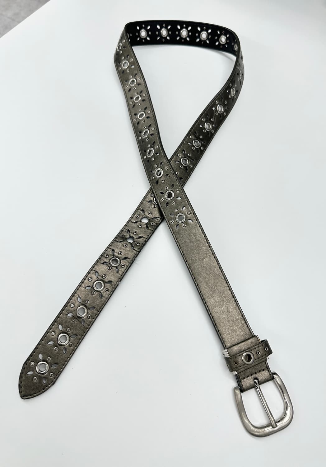 Vintage eyelet point belt 상품이미지2