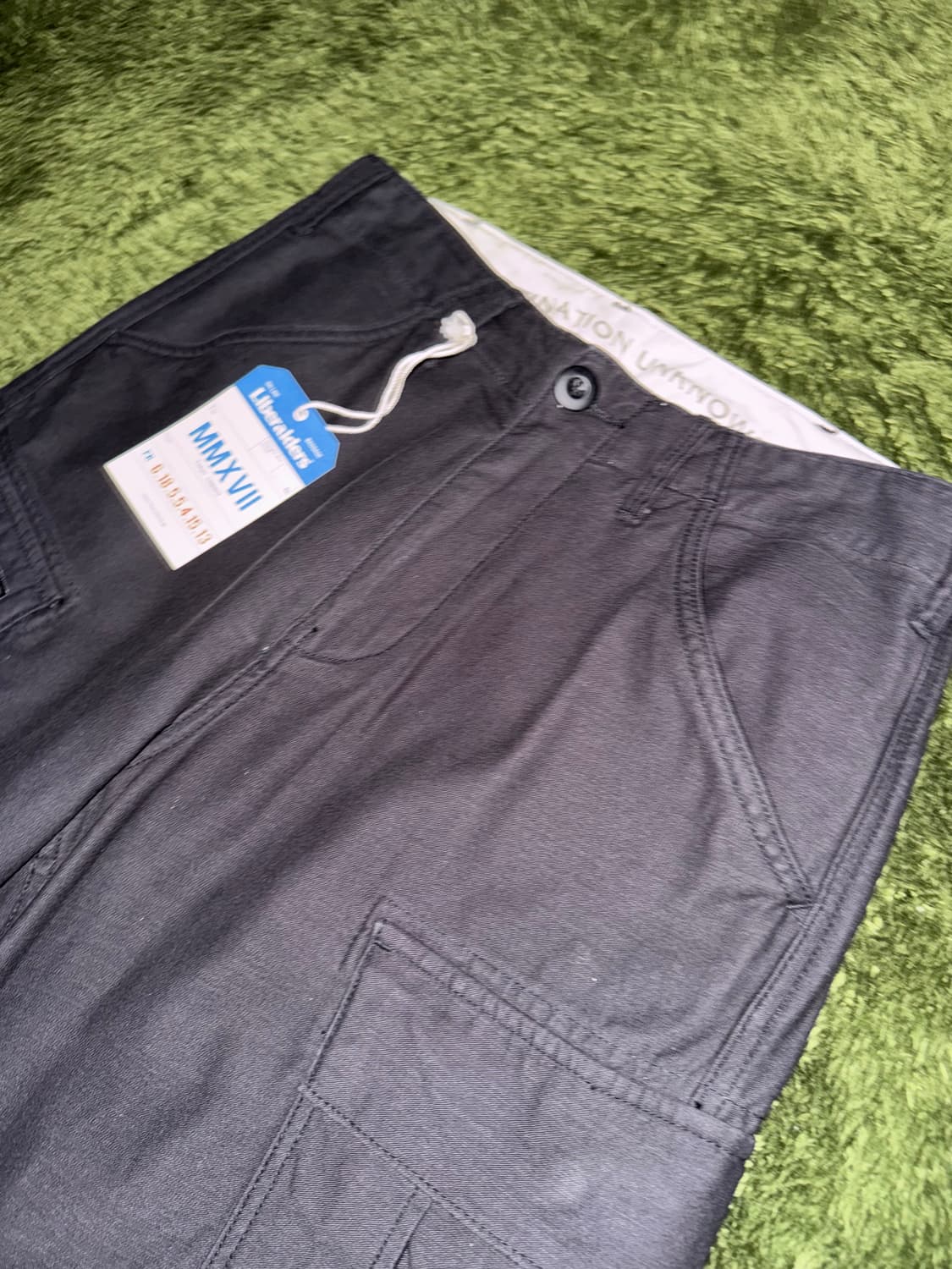 [S] Liberaiders 리버레이더스 6 포켓 아미 코튼 팬츠 블랙 상품이미지2