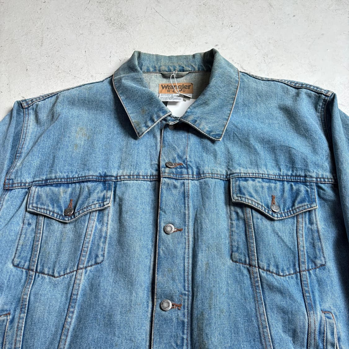 00s 랭글러 HERO 빈티지 트러커 데님자켓 3XL 상품이미지4