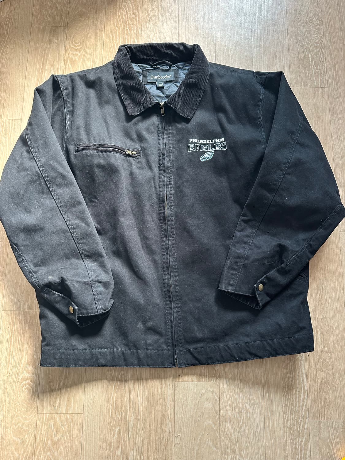 빈티지 블랙 워크자켓 칼하트맛 상품이미지1