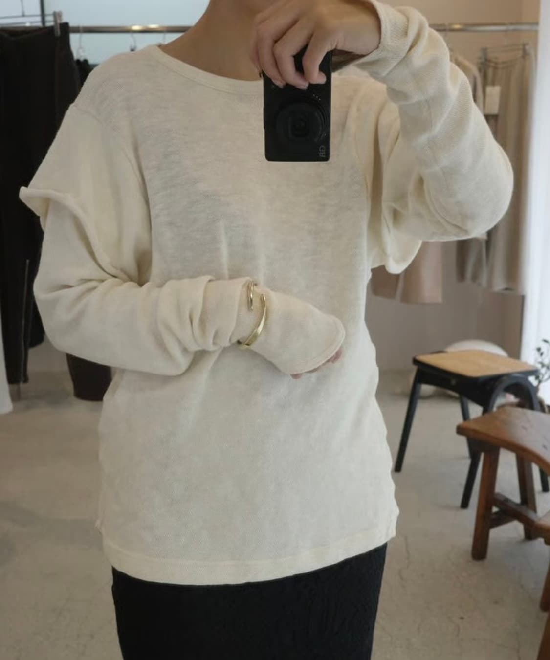 Fumika uchida double sleeve top 상품이미지2