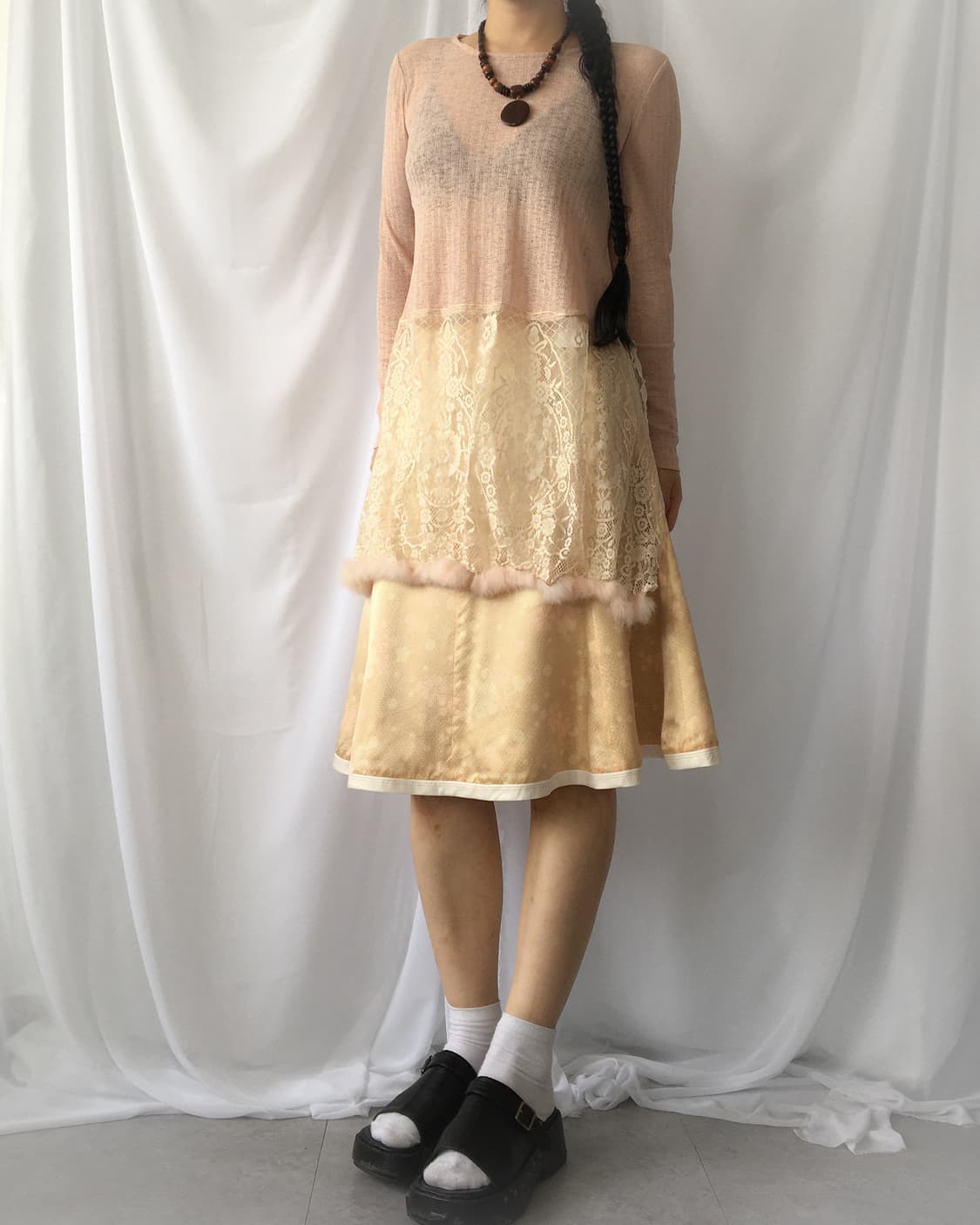 Lacel layered sleeve 상품이미지1