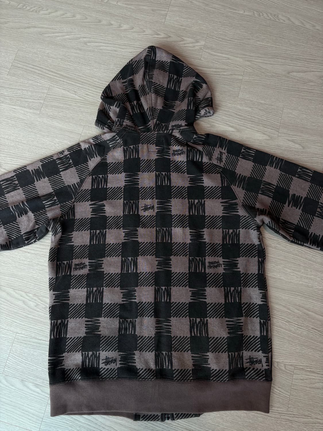 00s STUSSY PEACE AND PROSPERITY ZIP UP 상품이미지2