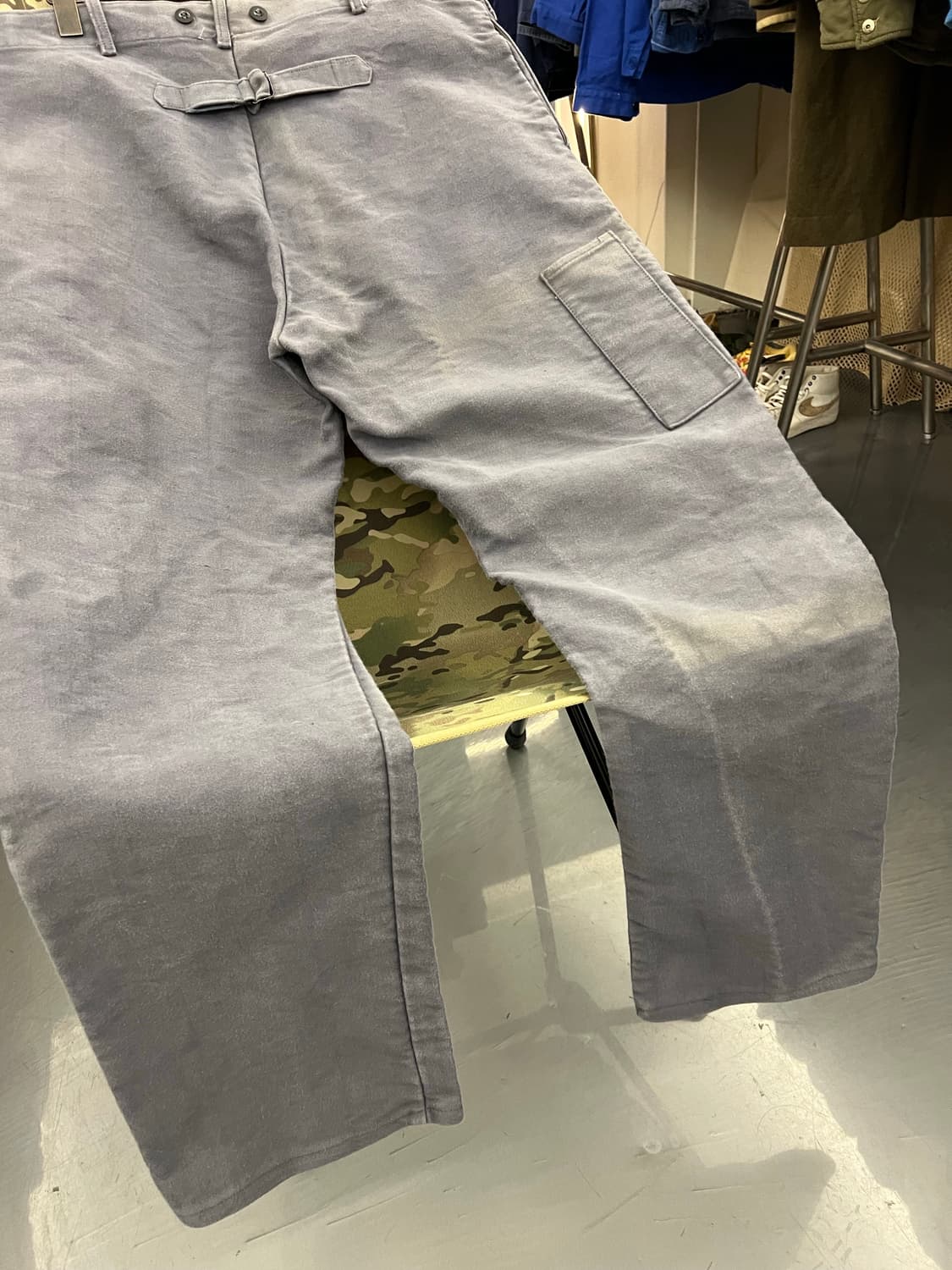 SUN FADED VINTAGE MOLESKIN 그레이몰스킨워크팬츠 상품이미지10