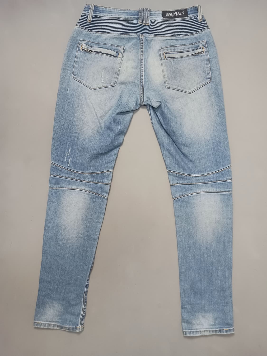 [31] 발망 연청 스크래치 바이커진 청바지 상품이미지7