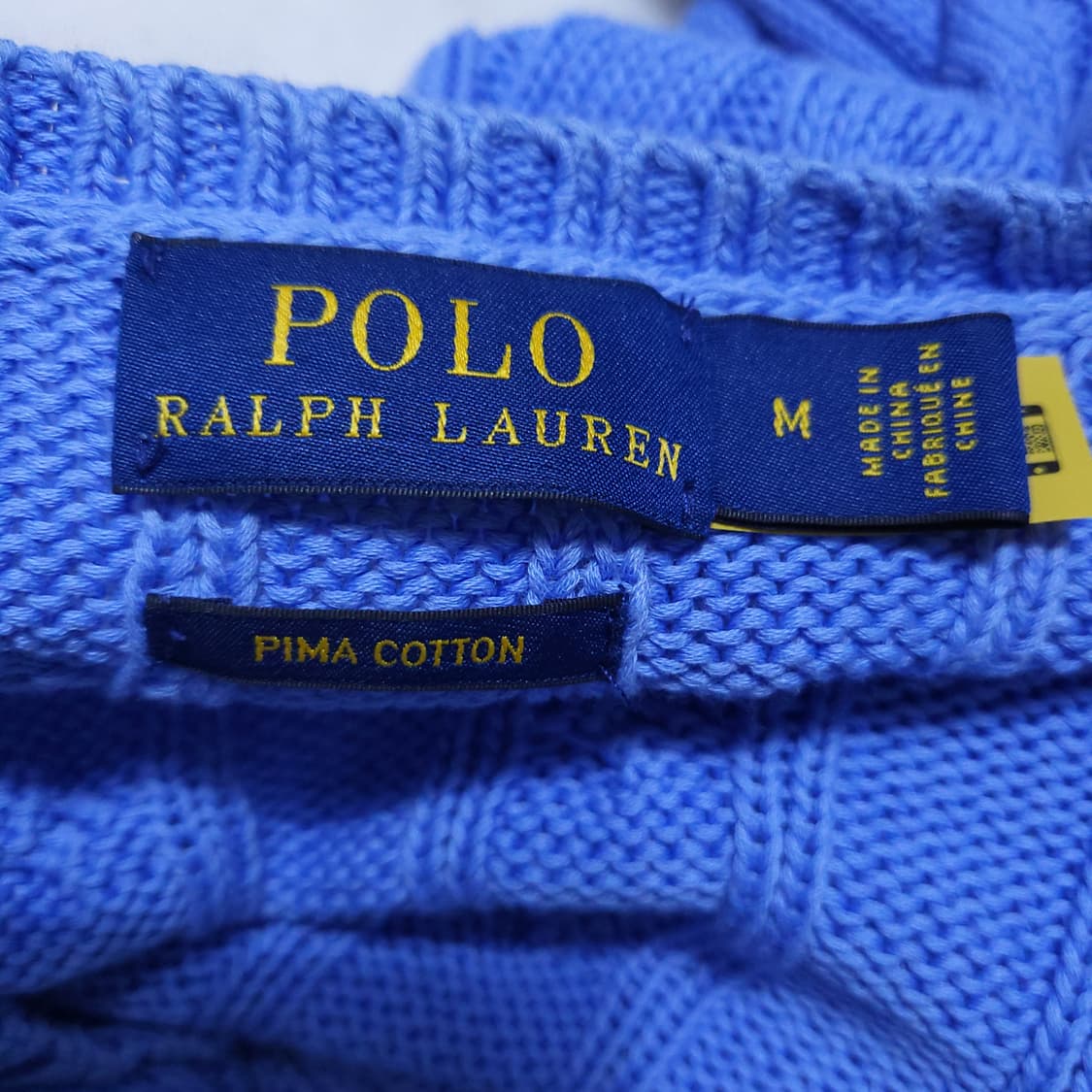 폴로 여성 꽈배기 니트 M 0328 상품이미지6