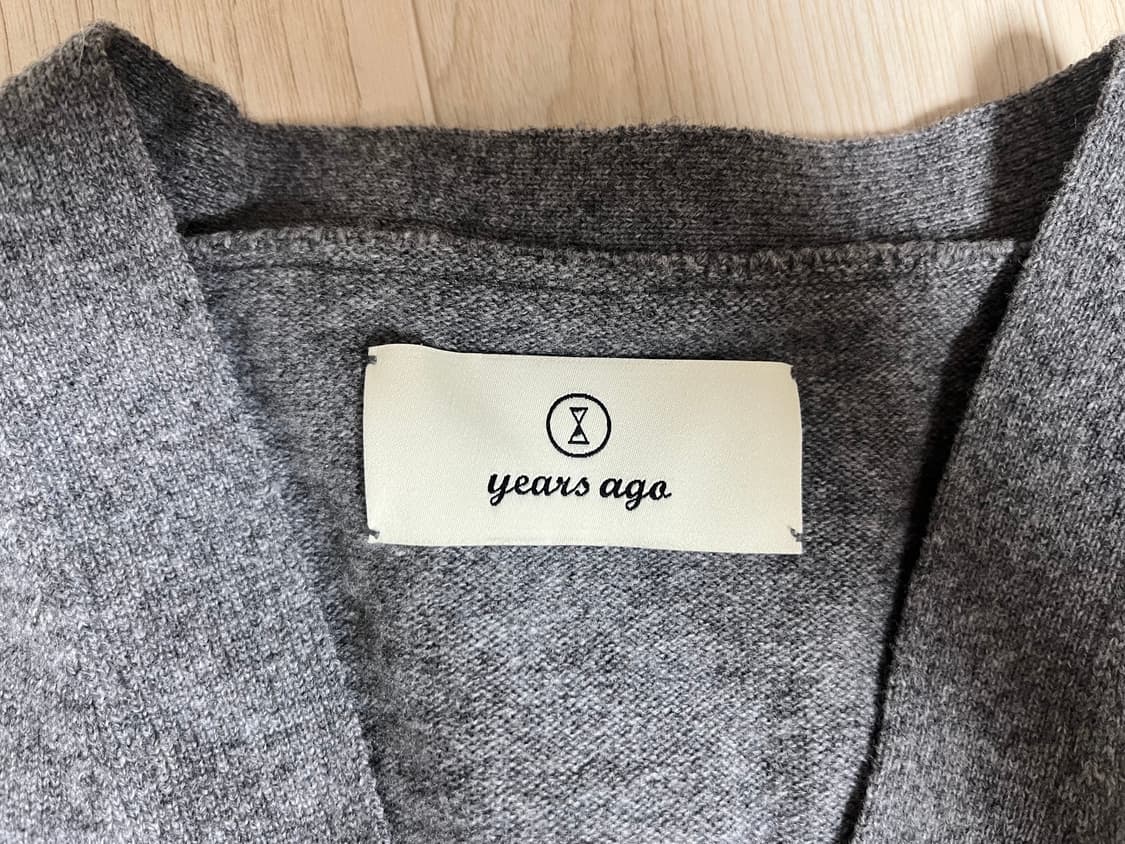 이얼즈어고 ROVER WOOL CARDIGAN_멜란지그레이(M사이즈) 상품이미지8