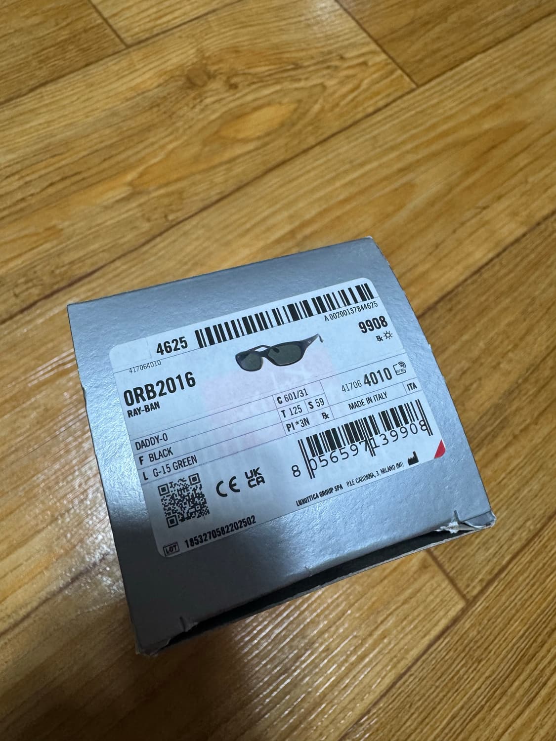 레이벤 대디오 선글라스 블랙 팝니다 상품이미지3