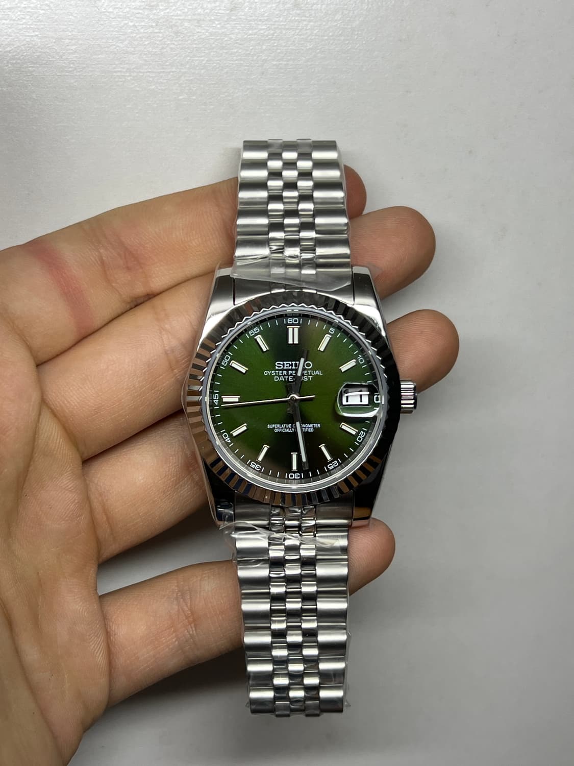 세이코 데이트저스트 녹판 커스텀 36 상품이미지2