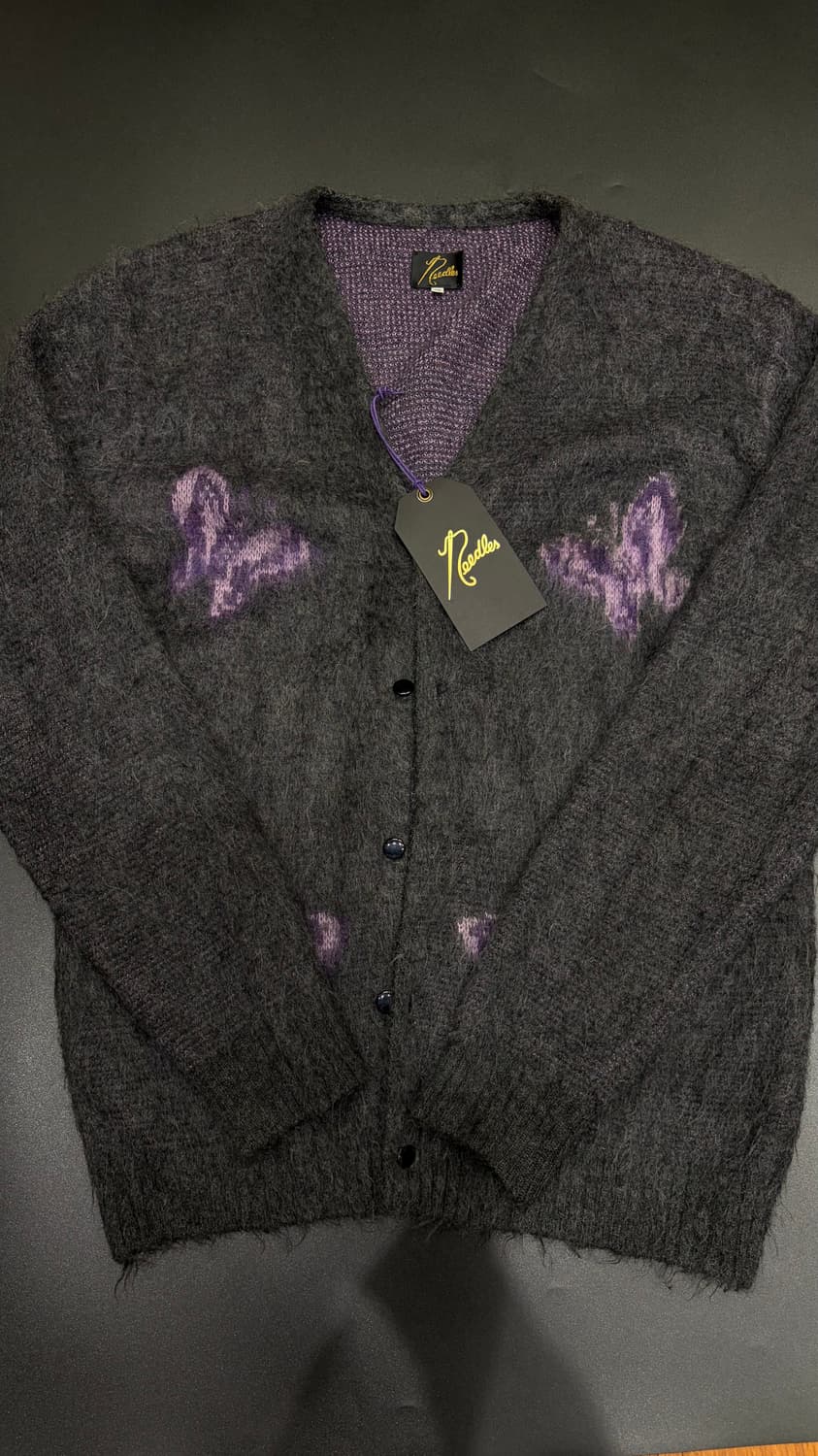 니들스 빠삐용 모헤어 가디건 상품이미지1