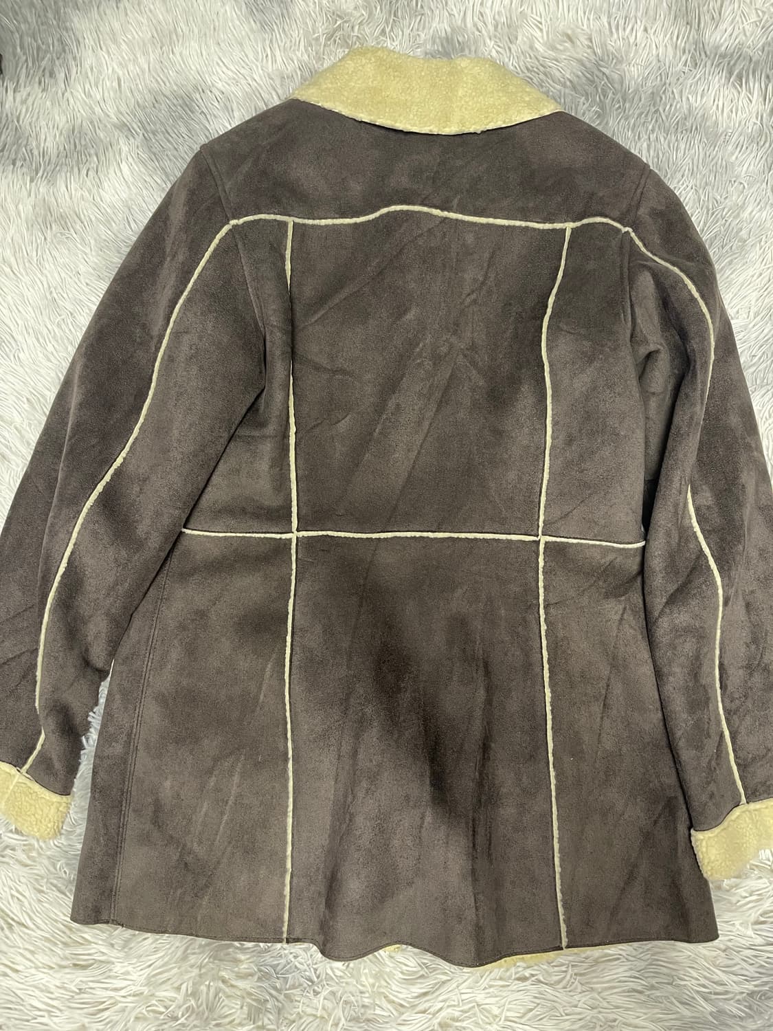 파타고니아 스웨이드 무스탕 자켓 브라운 상품이미지3