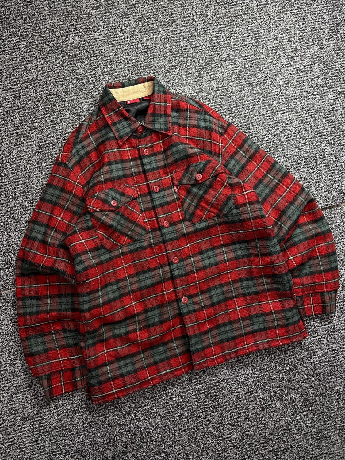 리바이스 레드탭 타탄체크 웨스턴 플란넬 셔츠 자켓 2099 상품이미지1