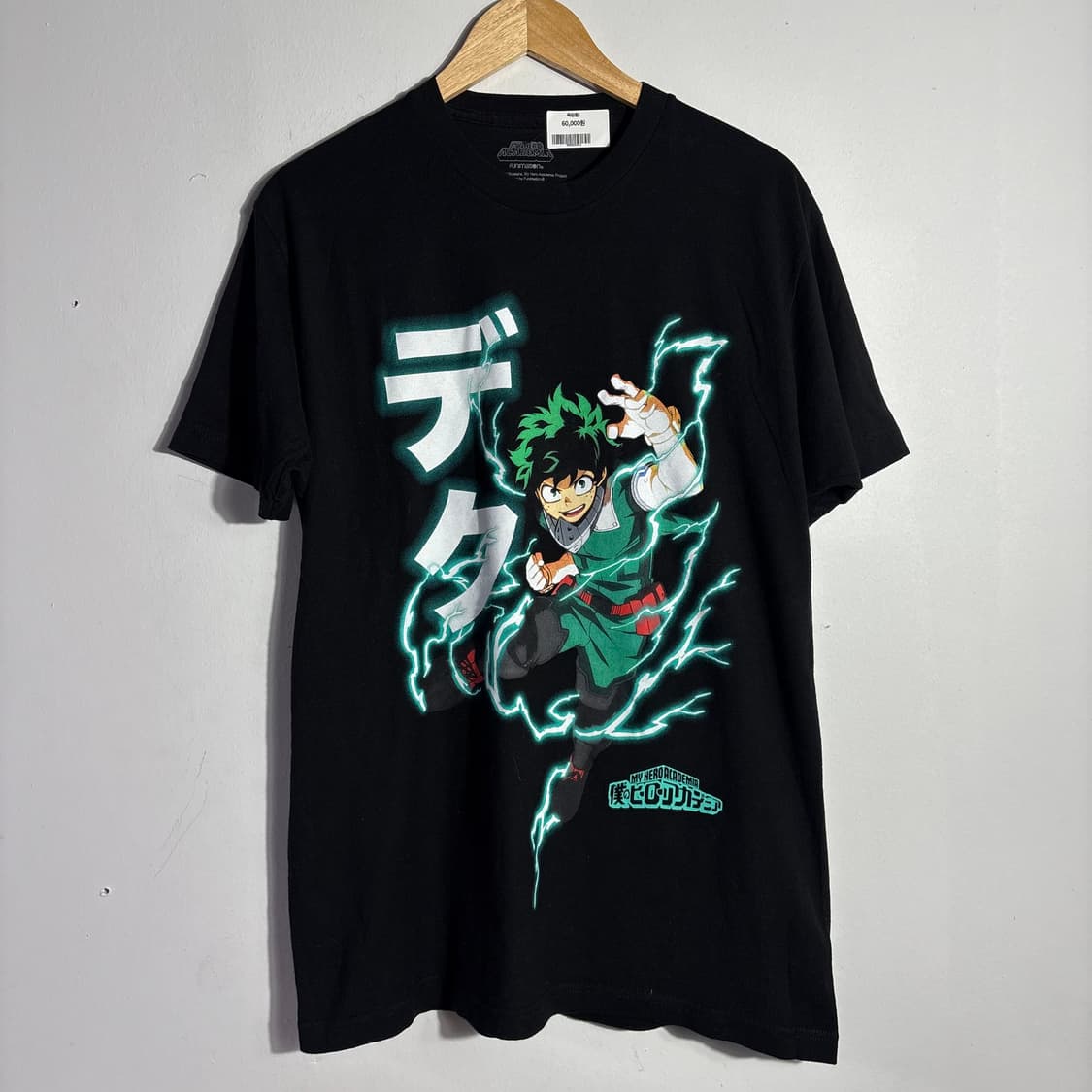 나의히어로아카데미아 미도리야 프린팅 반팔티 상품이미지1