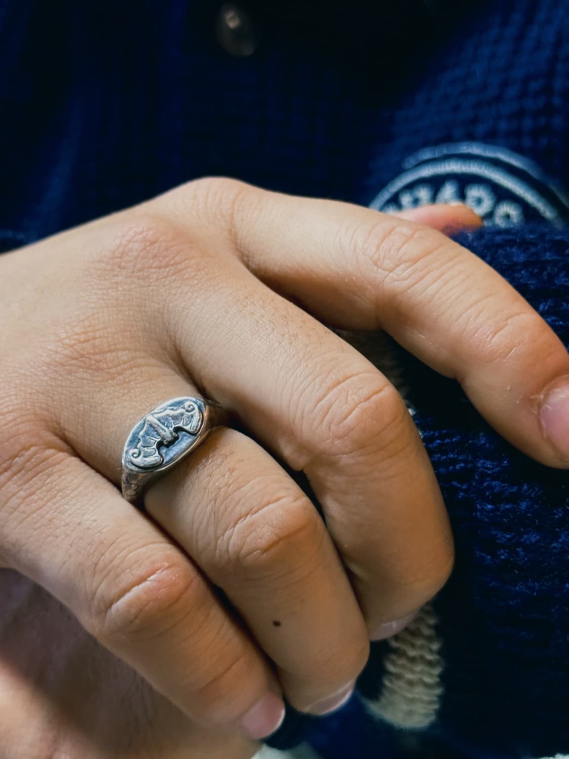 빈스가레지 x ATSA 박쥐패턴 링 상품이미지9