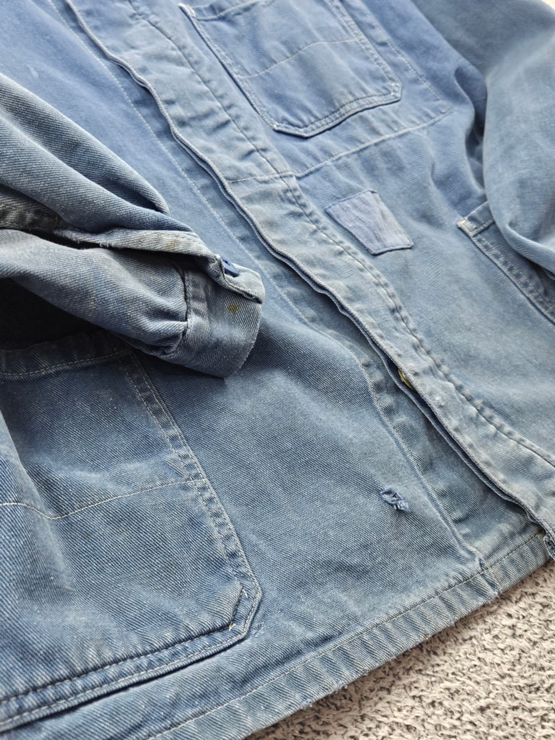 빈티지 프렌치 워크 자켓 ( M추정 ) / 11713 상품이미지7