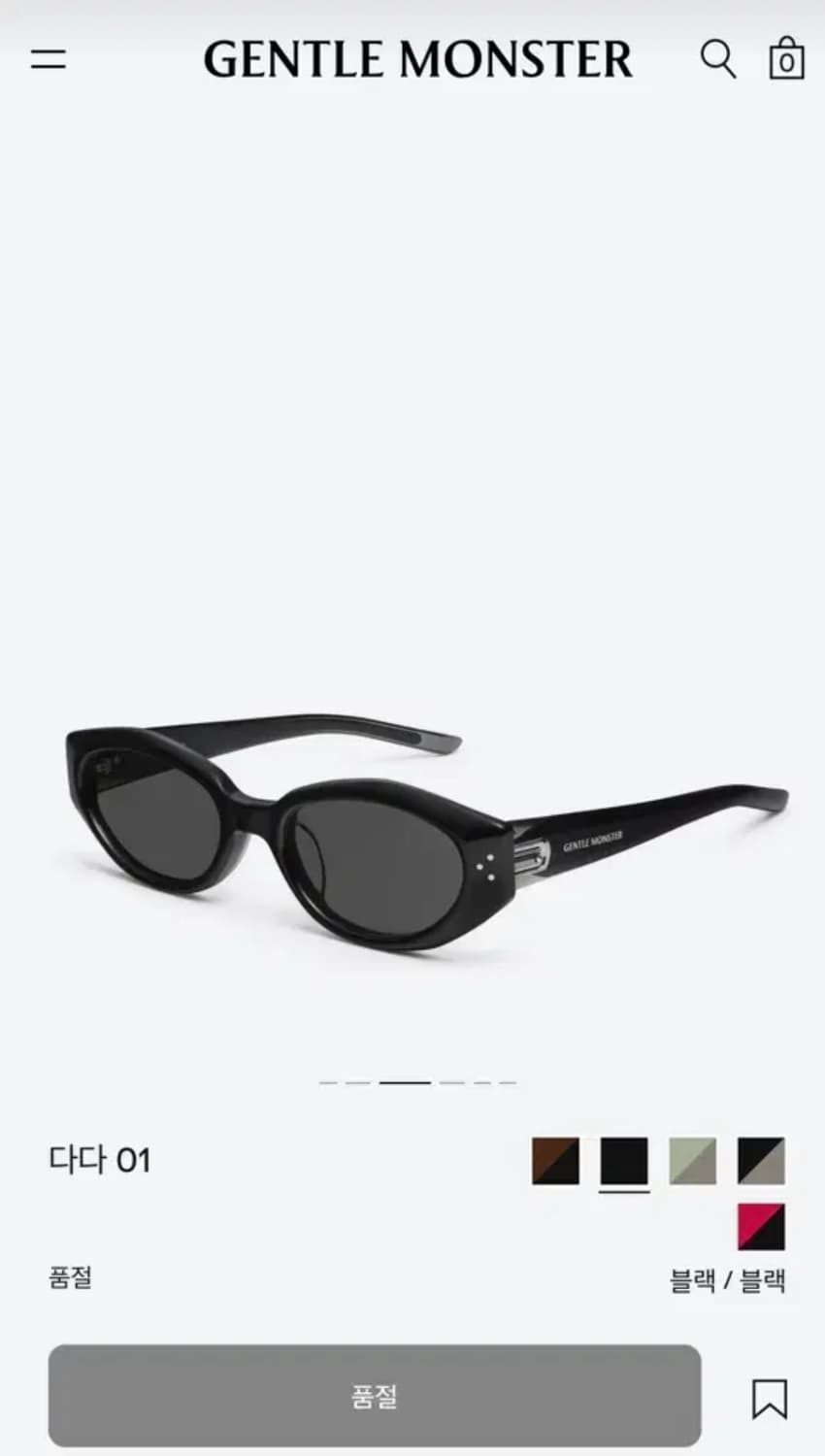 젠틀몬스터 다다 dada 상품이미지1